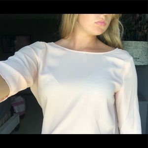 Pale pink 3/4 sleeve